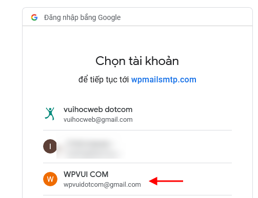 login google gởi mail trên wordpress, cấu hình smtp gmail wordpress
