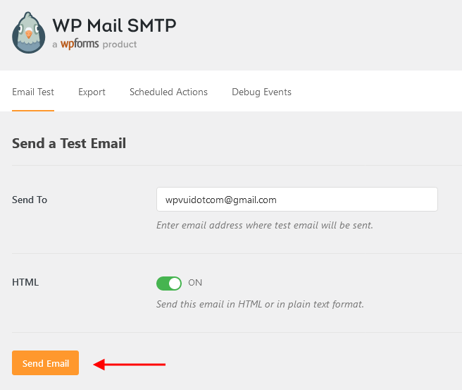test smtp gởi mail trên wordpress, cấu hình smtp gmail wordpress